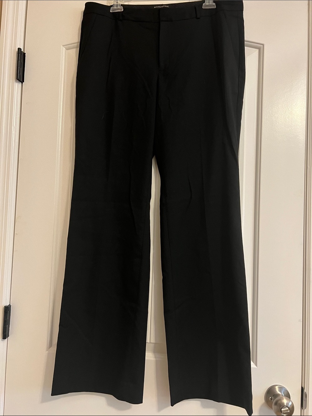 Banana Republic Black Dress Pants, Tailored Straight